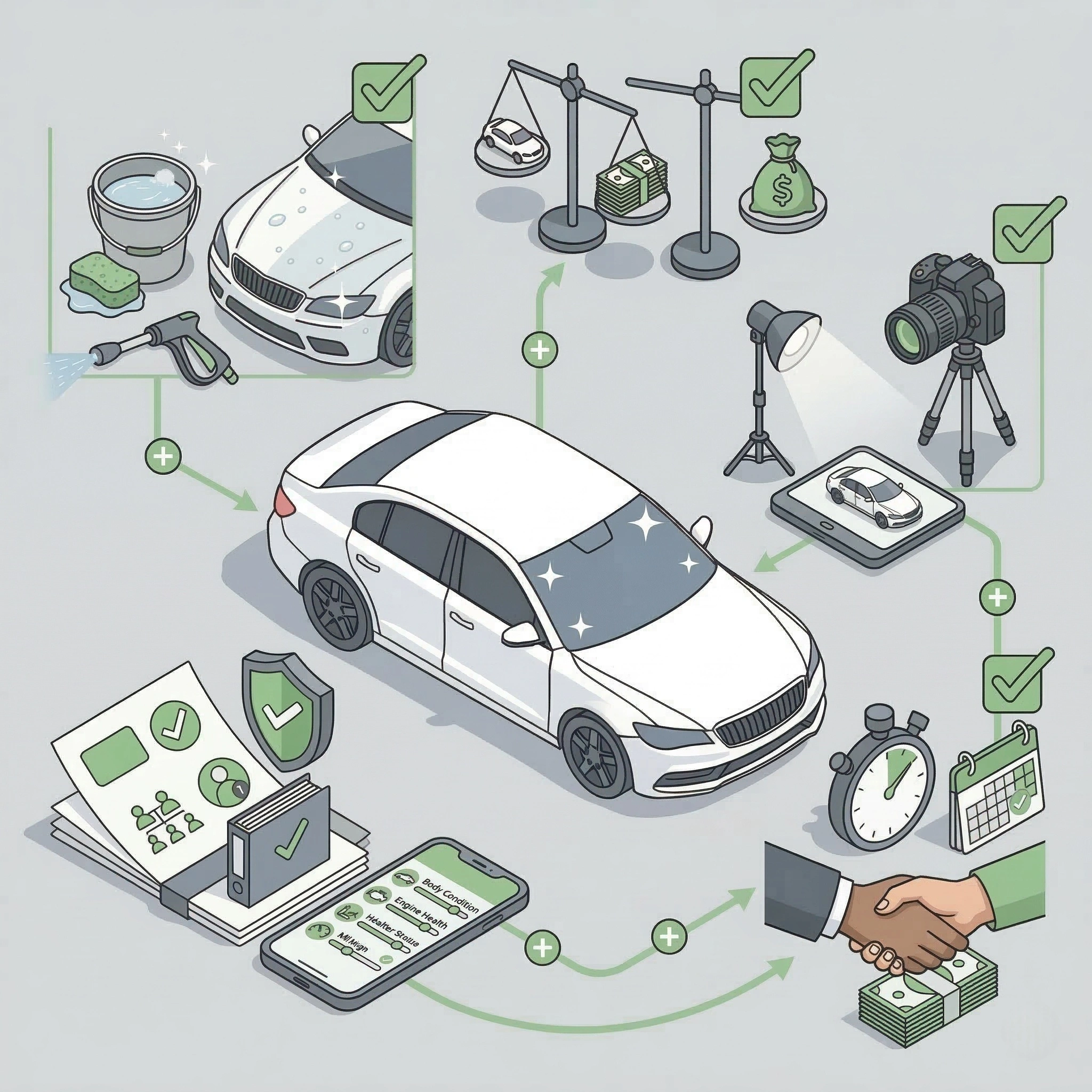 Kuidas parandada auto müümisel tehtud vigu: mõistlik hind, korralikud pildid, aus kirjeldus ja kiired otsused