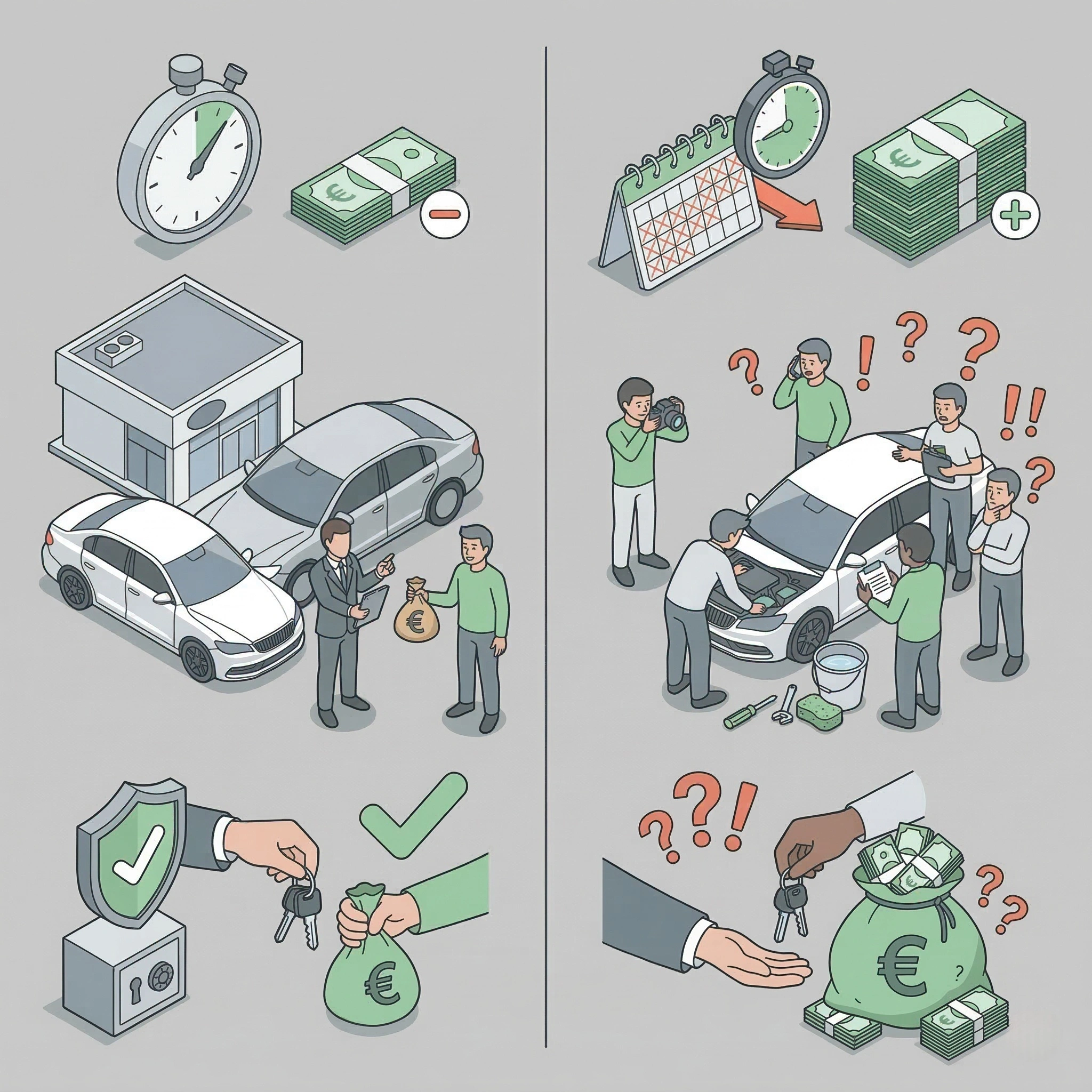 Факторы, которые влияют на оценку автомобиля при быстром выкупе